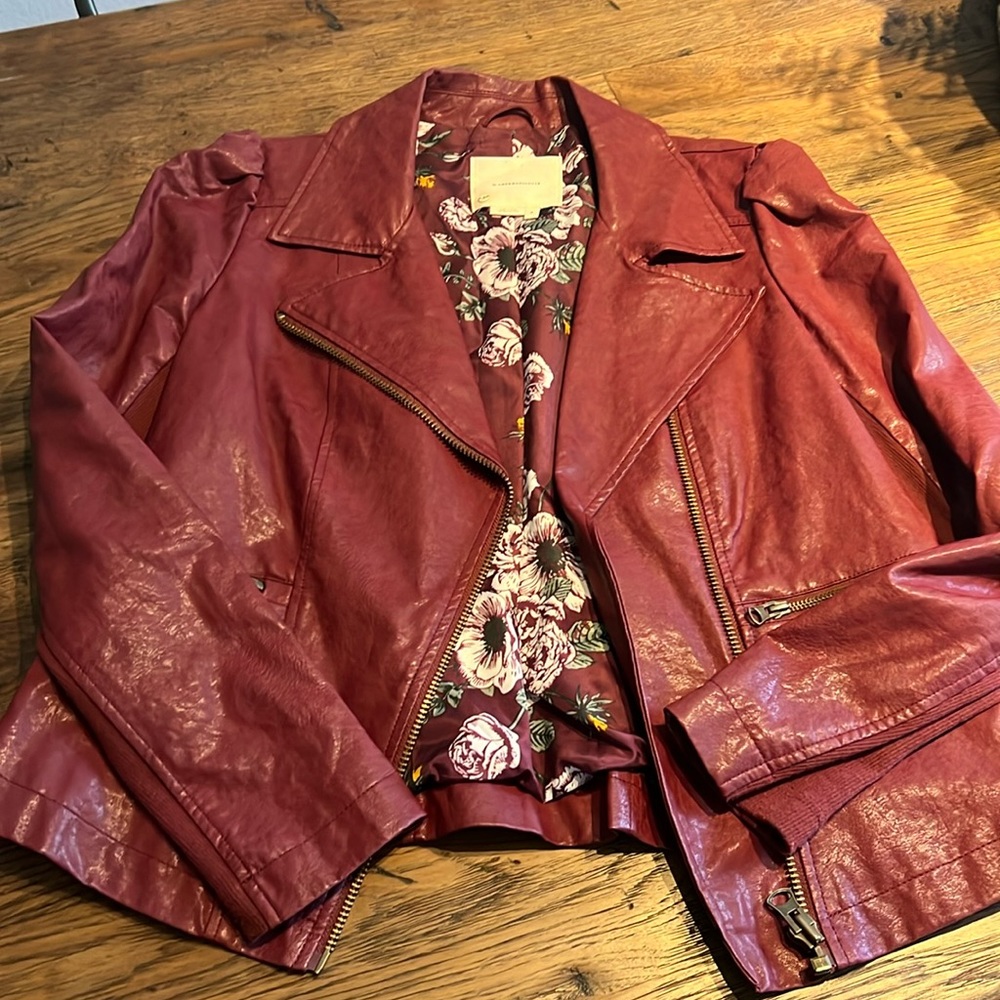 Vegan leather jacket